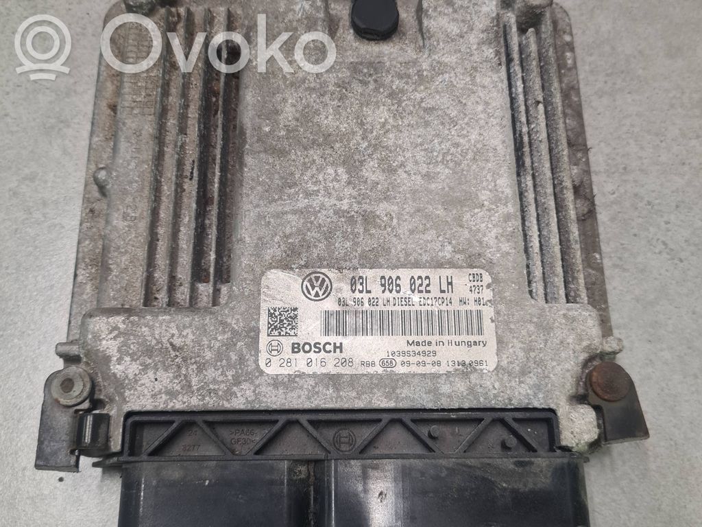 Skoda Yeti (5L) Engine control unit/module 