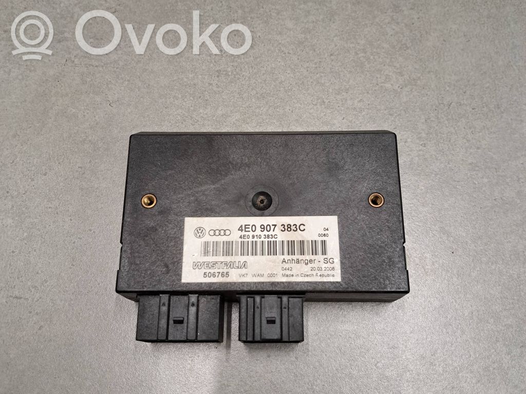 Audi Q7 4L Tow bar trailer control unit/module 