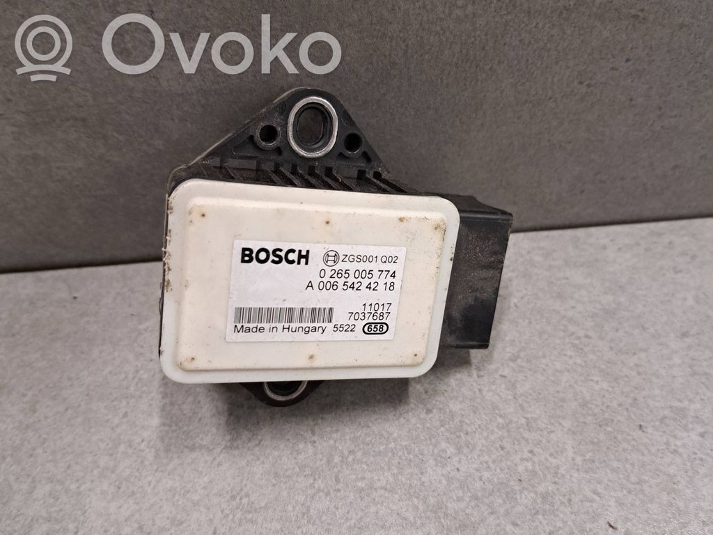 Mercedes-Benz Vito Viano W639 Sensor ESP de aceleración de frecuencia del intermitente 