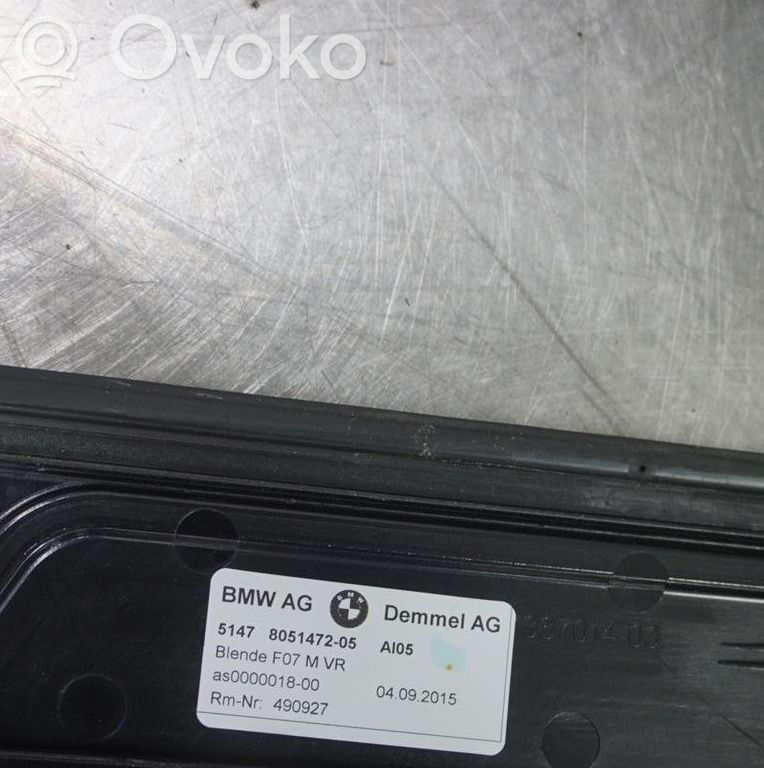 BMW 5 GT F07 Listwa progowa przednia 