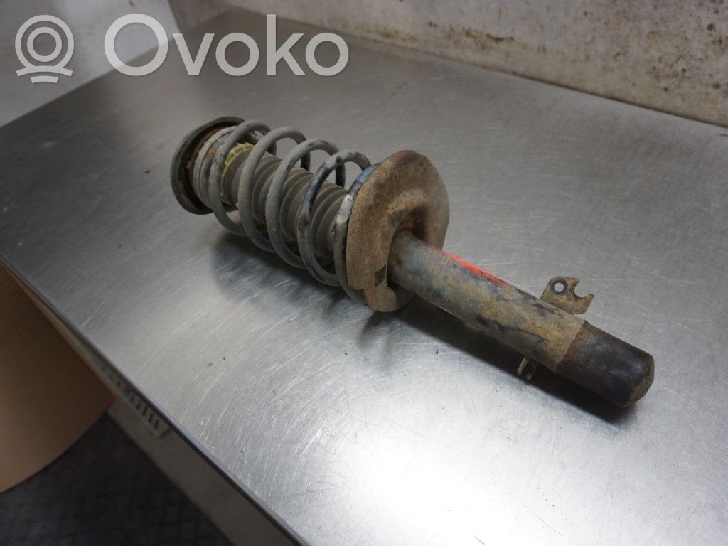 Peugeot 207 Front shock absorber with coil spring 