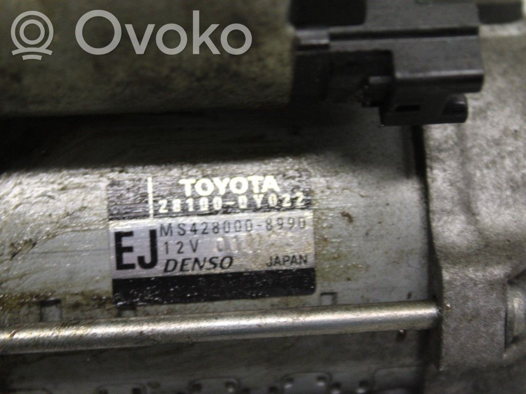 Toyota Yaris Starter motor 
