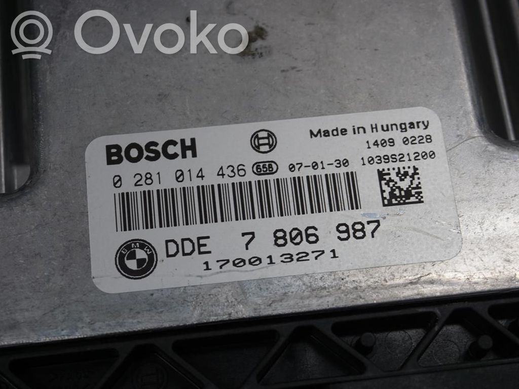 BMW 5 E60 E61 Centralina/modulo motore iniezione 