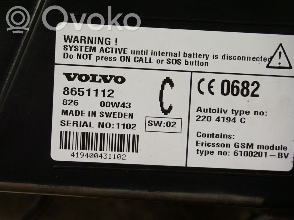 Volvo S60 Teléfono 