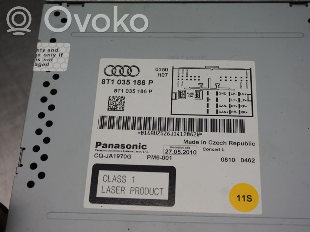 Audi A5 8T 8F Panel / Radioodtwarzacz CD/DVD/GPS 