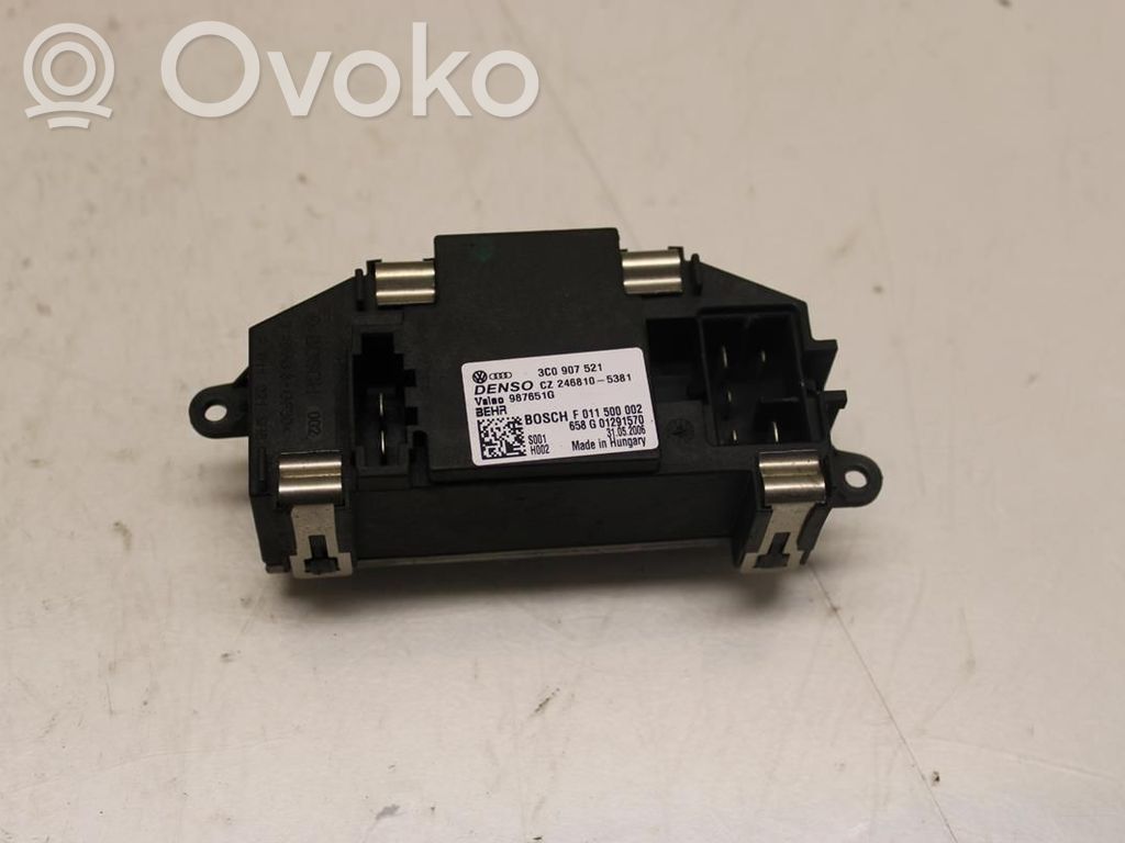 Skoda Octavia Mk2 (1Z) Rezystor / Opornik dmuchawy nawiewu 