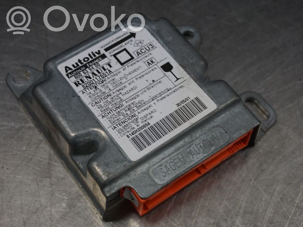Renault Megane I Centralina/modulo airbag 