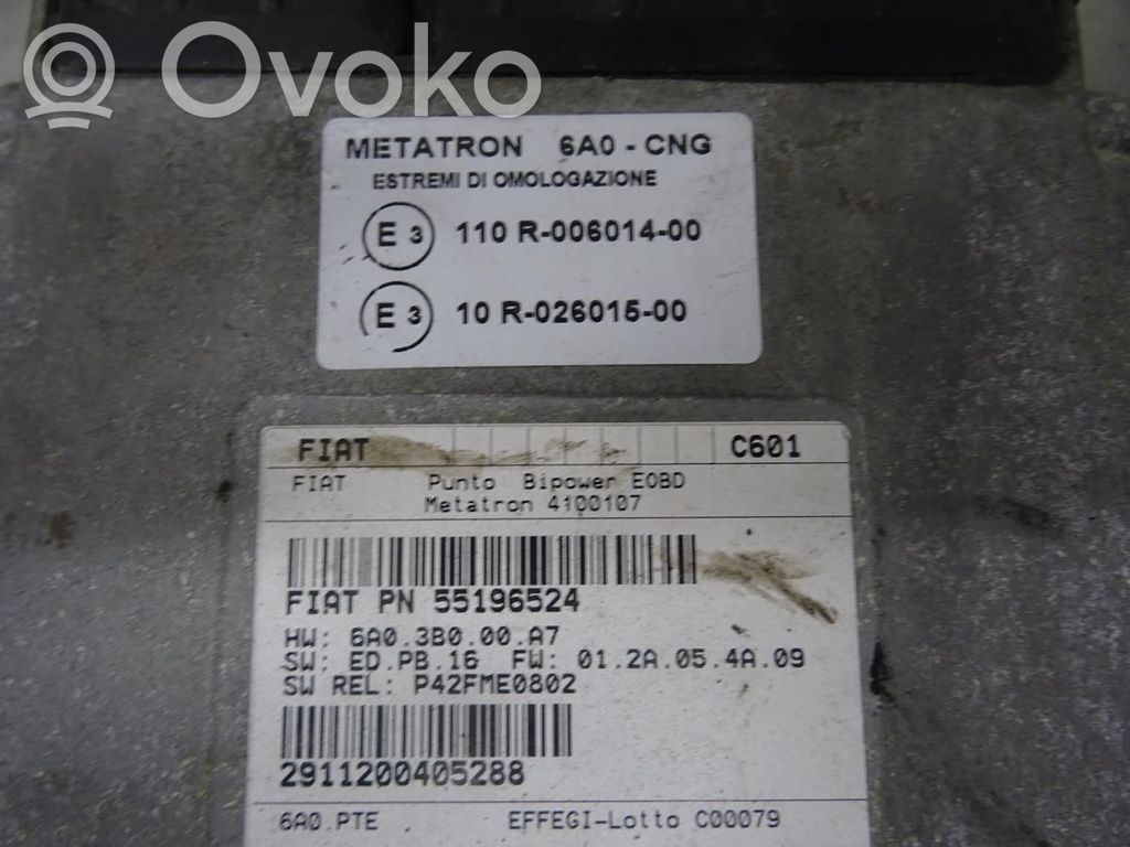 Fiat Punto (188) Unitate/modul comandă injecție 