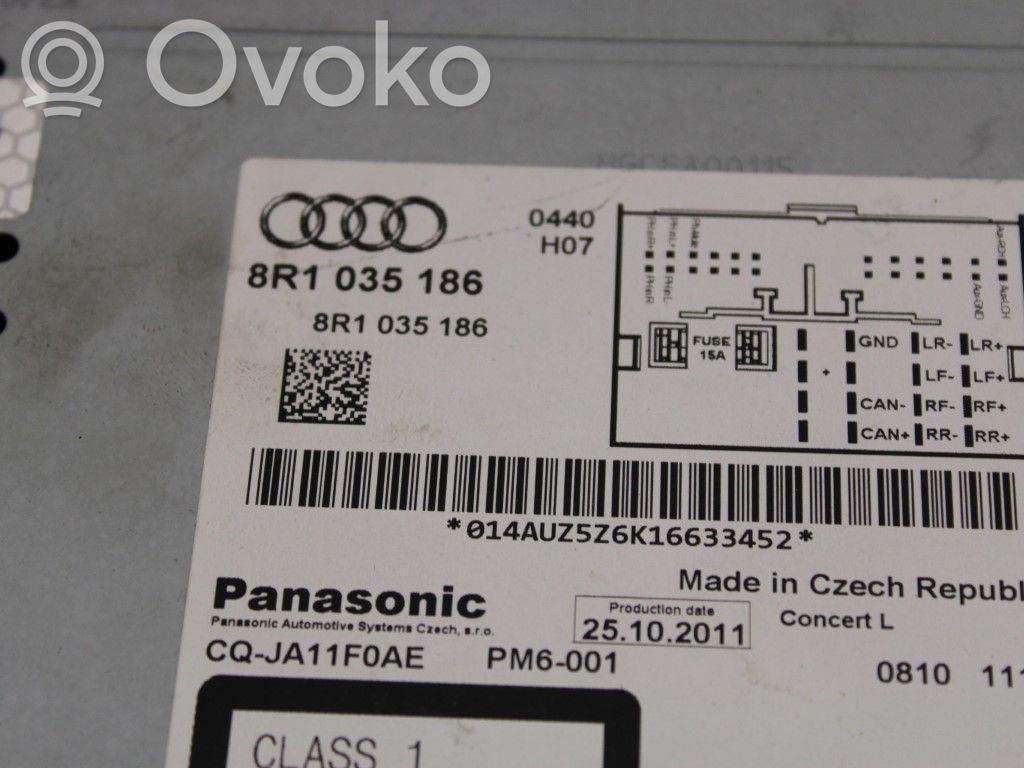 Audi A5 8T 8F Unitate principală radio/CD/DVD/GPS 