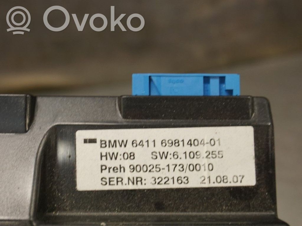 BMW 7 E65 E66 Climate control unit 