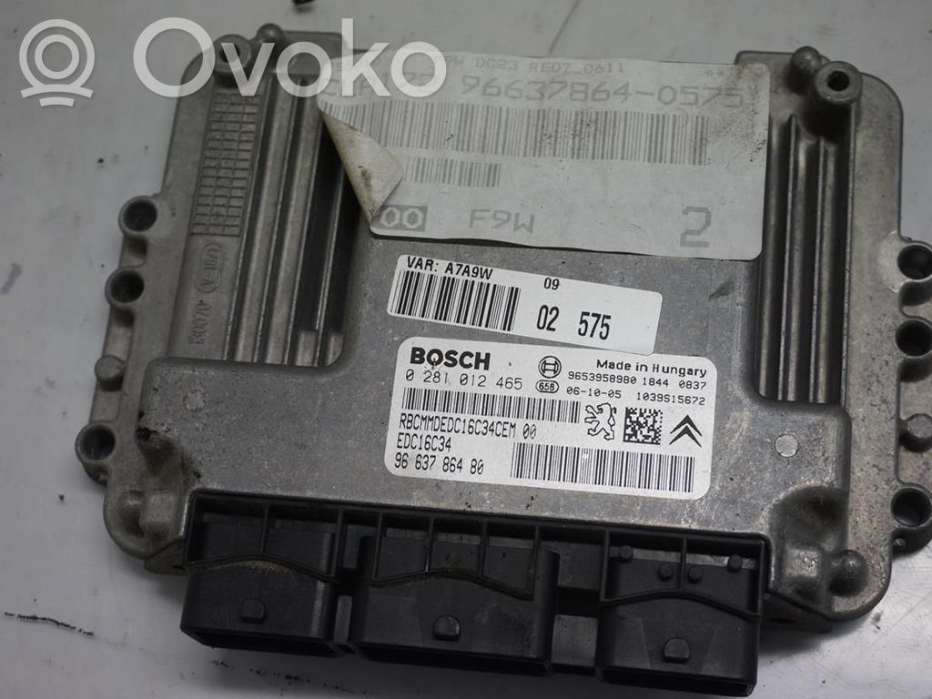 Injection control unit/module   1940VS,N033762,0281012465