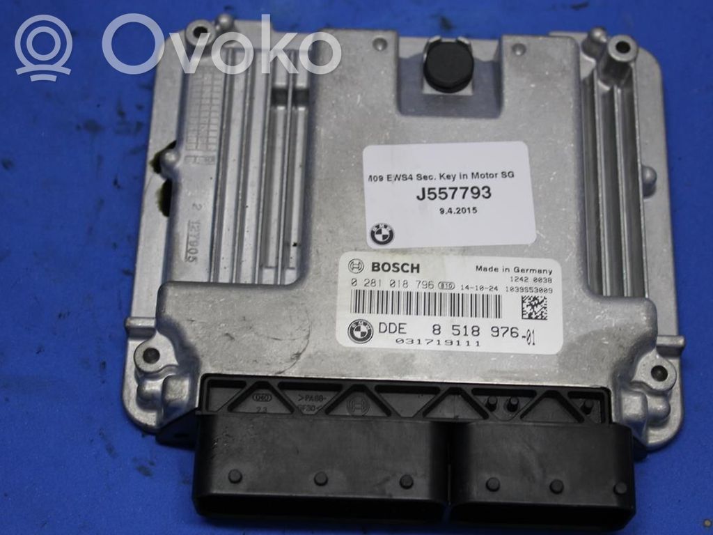 BMW 3 F30 F35 F31 Injection control unit/module 