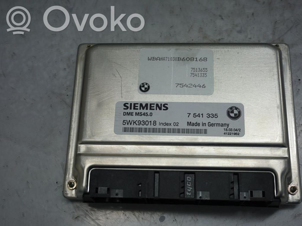 BMW 5 E60 E61 Injection control unit/module 
