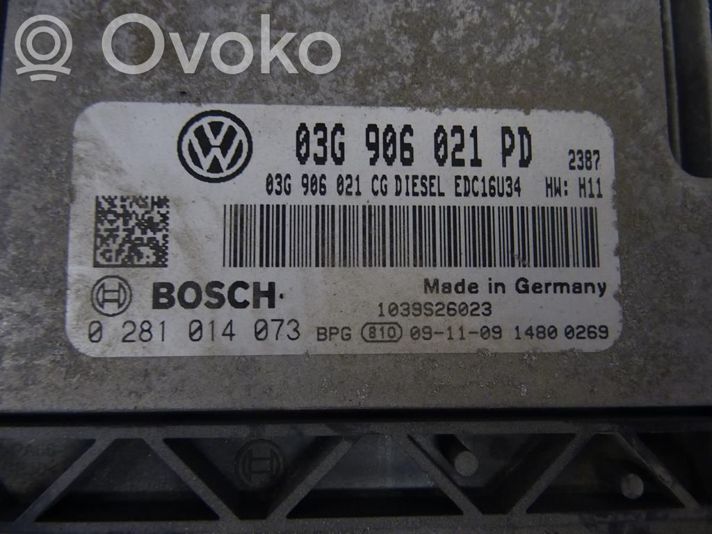 Volkswagen Caddy Centralina/modulo motore iniezione 