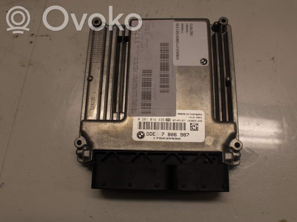 BMW 3 E90 E91 Centralina/modulo motore iniezione 