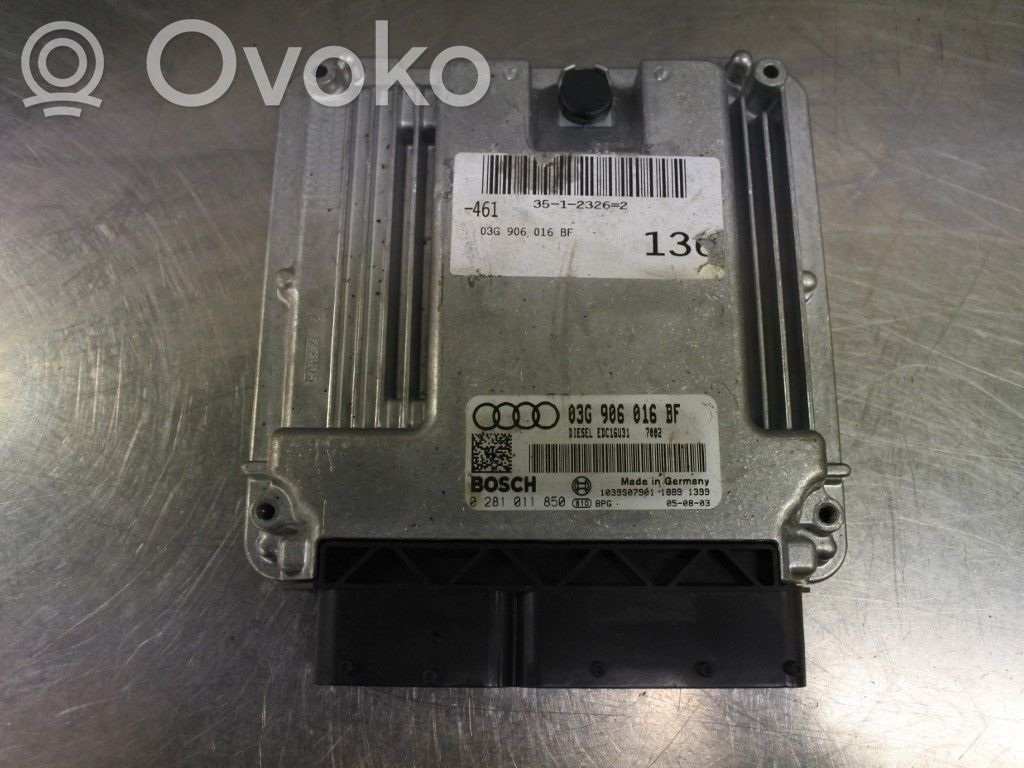 Unité de commande / module d'injection   03G906016BF,221610