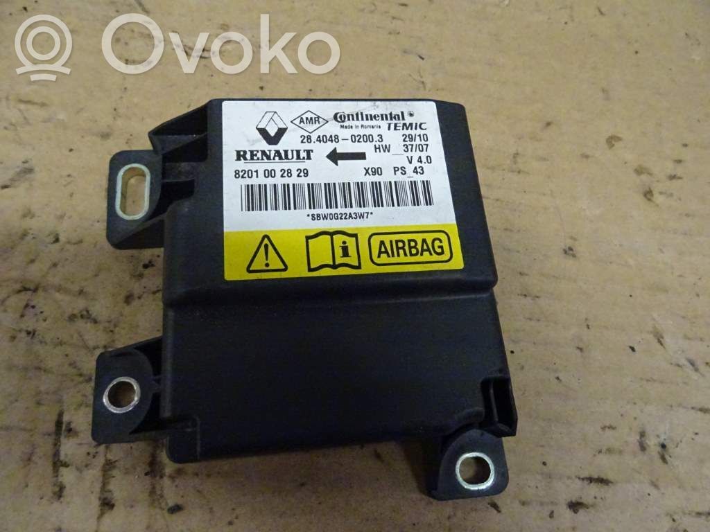 Dacia Sandero Airbag control unit/module 