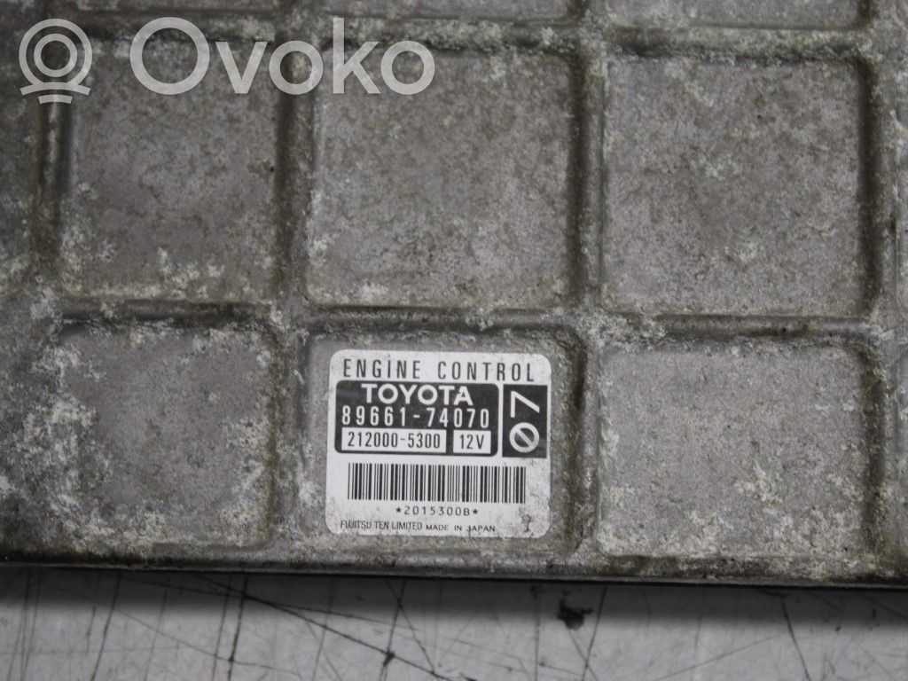 Unité de commande / module d'injection   8966174070,231559