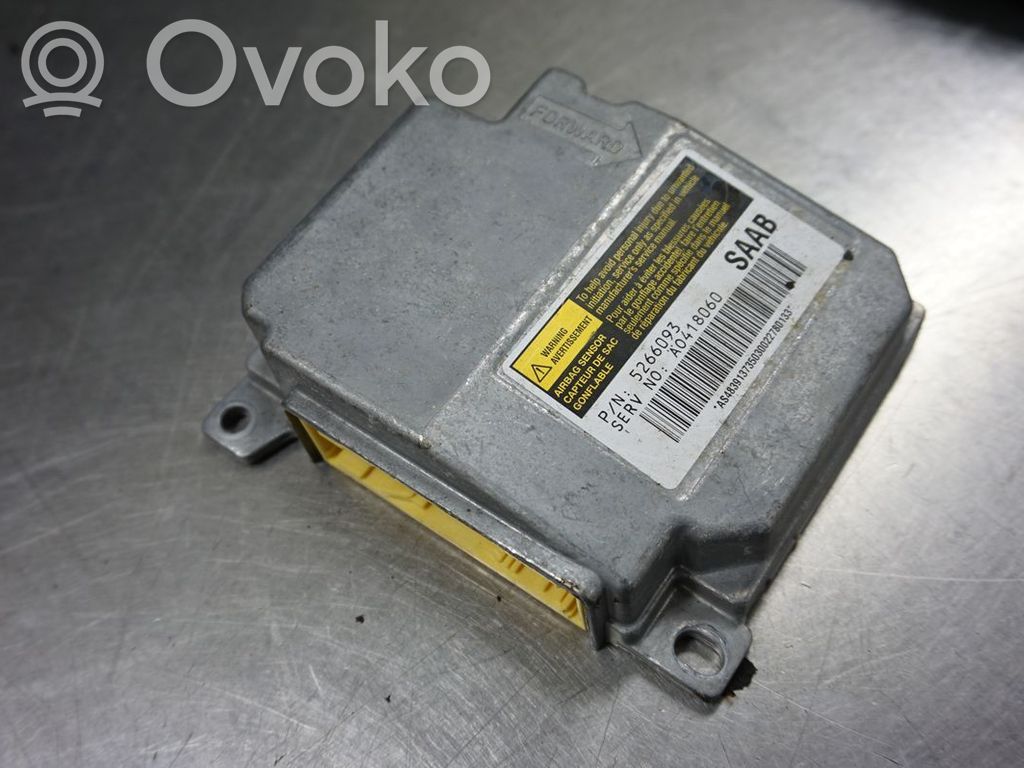 Saab 9-5 Airbag control unit/module 