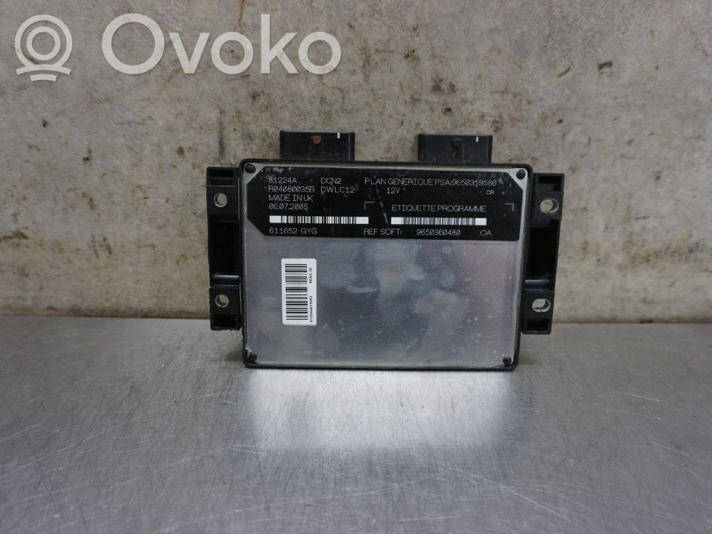 Citroen Berlingo Injection control unit/module 