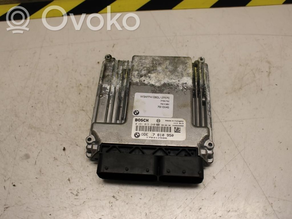 BMW X5 E70 Centralina/modulo motore iniezione 
