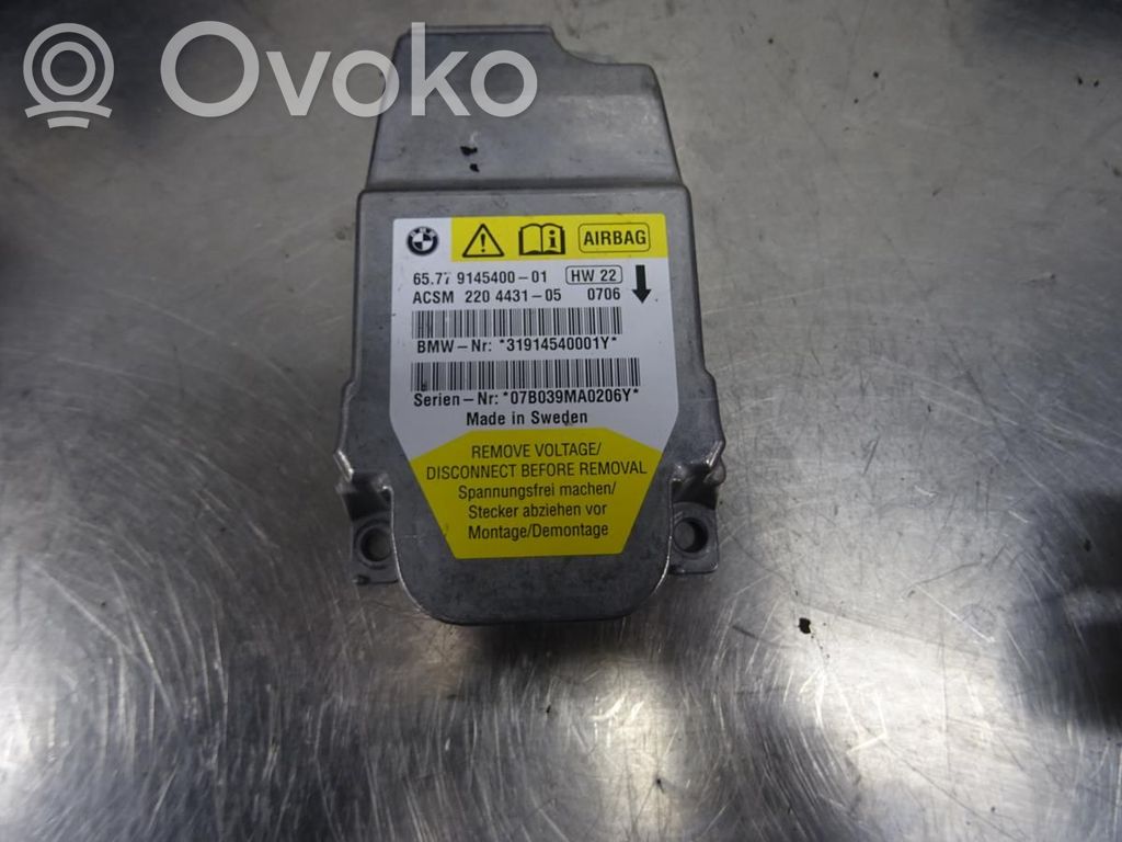 Module de contrôle airbag   65779145400,N008193