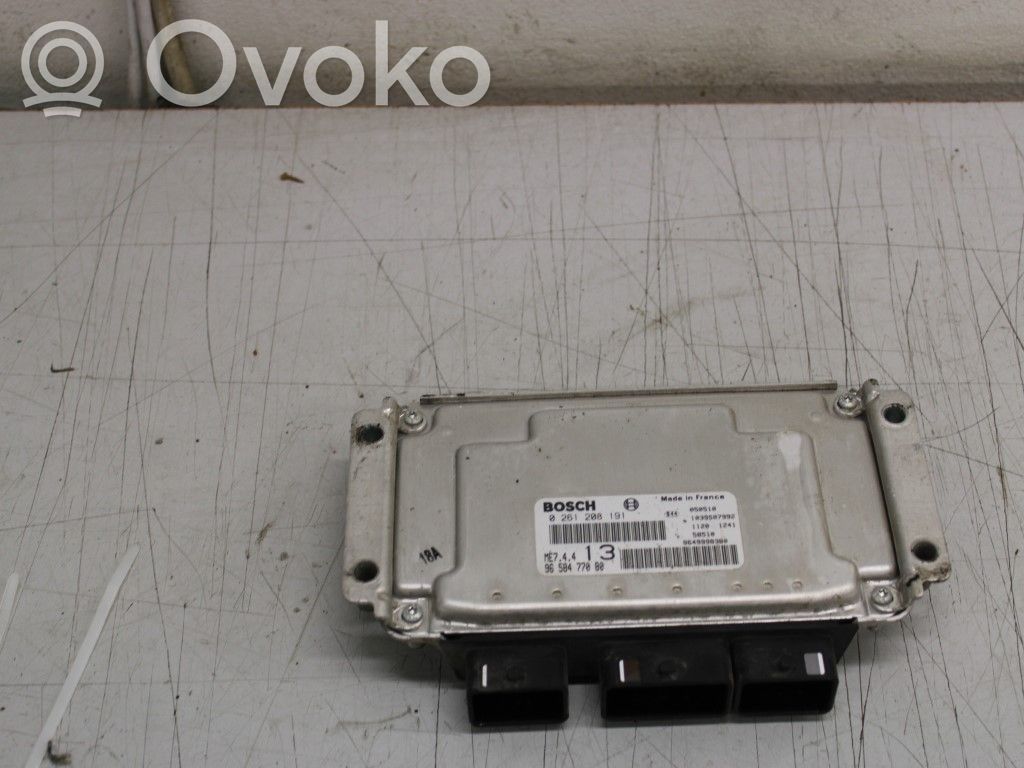 Peugeot 1007 Injection control unit/module 