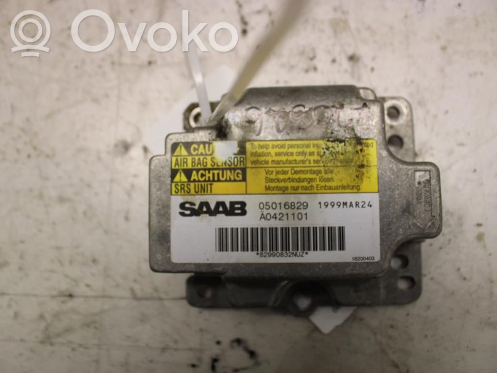 Saab 9-3 Ver1 Airbag control unit/module 