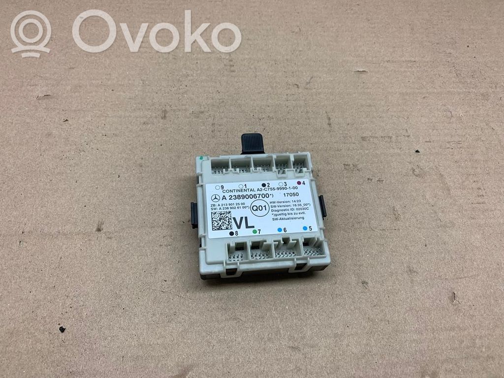 Mercedes-Benz E W213 Durų elektronikos valdymo blokas 