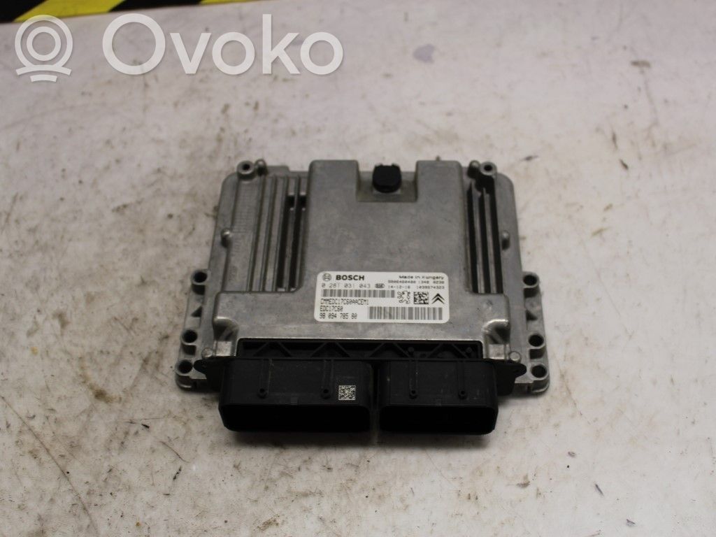 Injection control unit/module   9809478580,N027530,0281031043