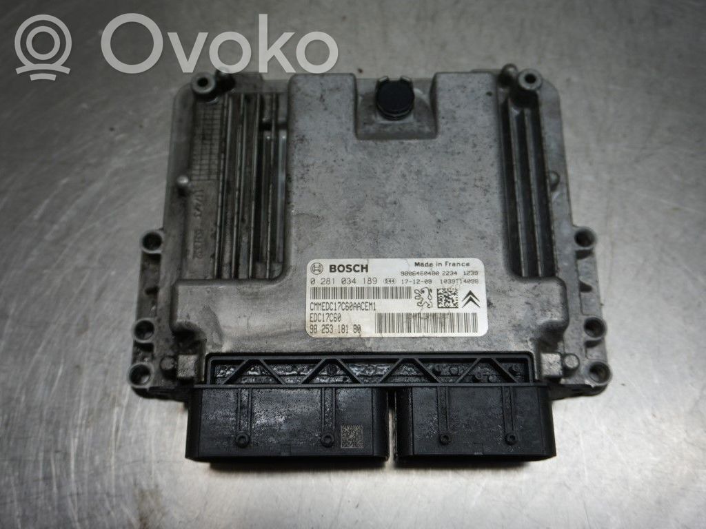 Toyota Proace Injection control unit/module 