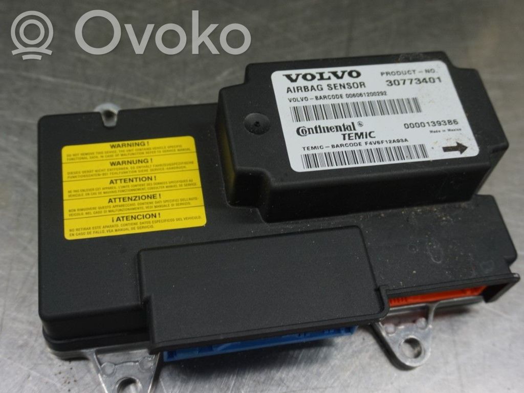 Volvo S40 Airbag control unit/module 