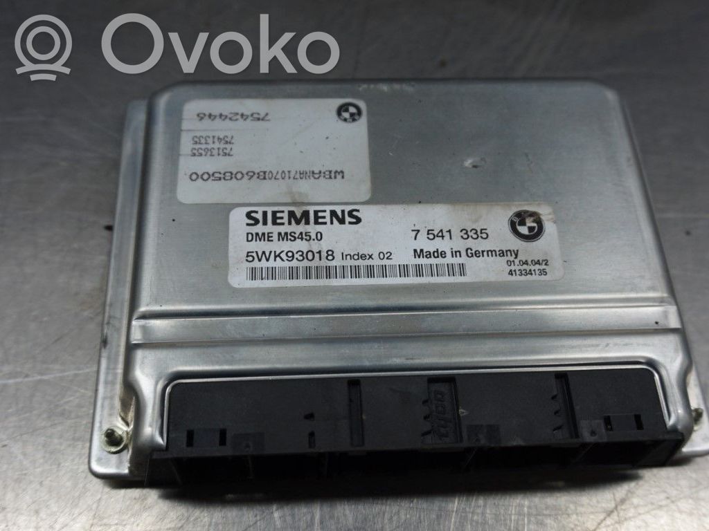 BMW 5 E60 E61 Injection control unit/module 