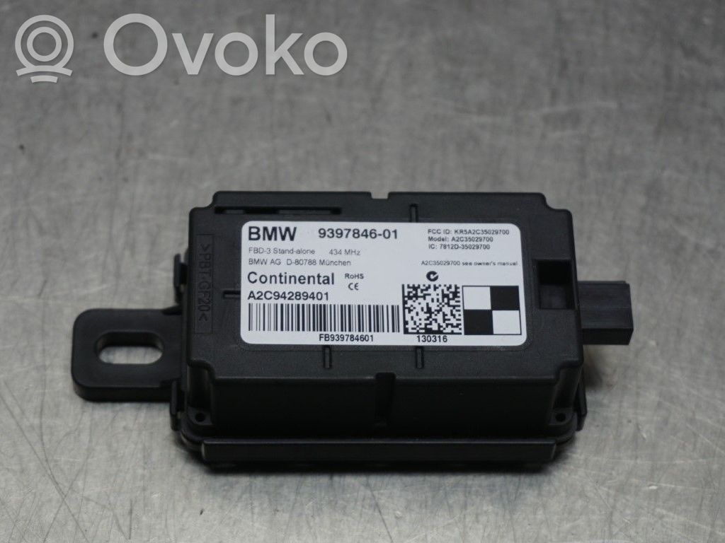 Moduł / Sterownik systemu uruchamiania bezkluczykowego   61359397846,N042501,9397846