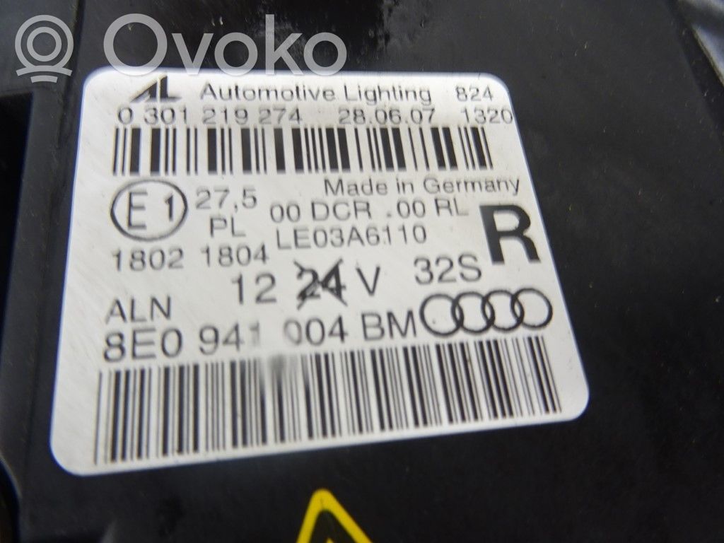 Audi A4 S4 B7 8E 8H Scheinwerfer 