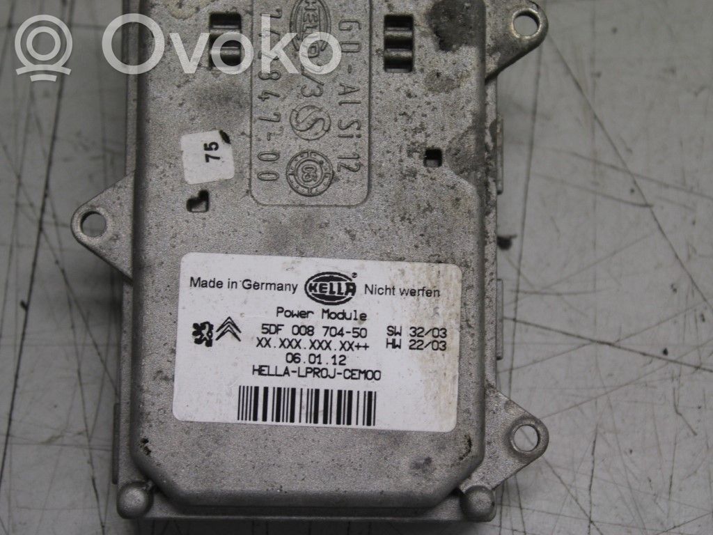Peugeot 407 Module d'éclairage LCM 