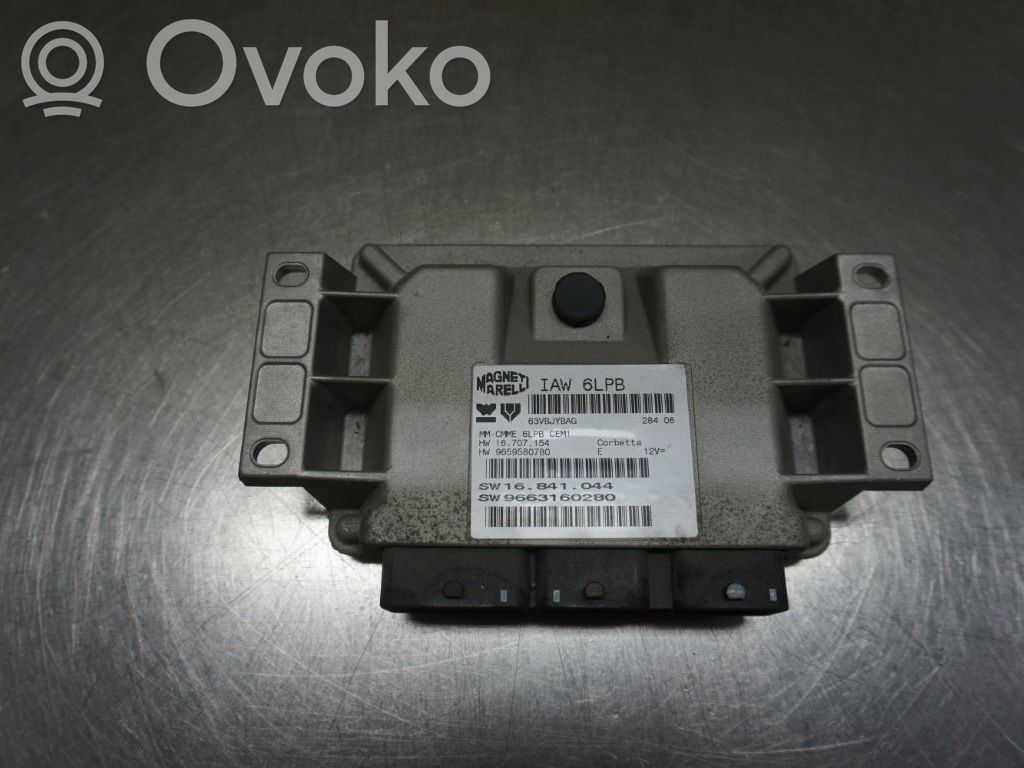 Peugeot 407 Unité de commande / module d'injection 