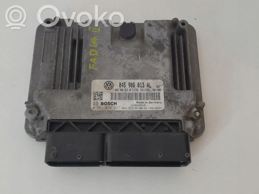 Skoda Fabia Mk2 (5J) Engine control unit/module 