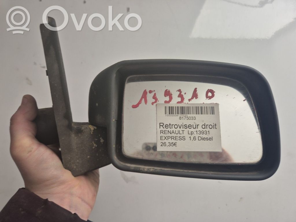 Renault Express Espejo lateral manual 