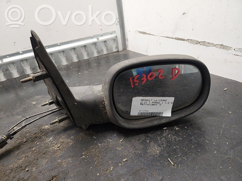 Renault Clio I Espejo lateral manual 
