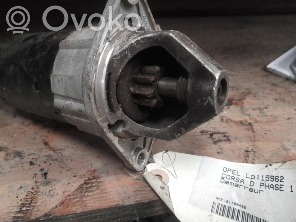 Opel Corsa D Starter motor 