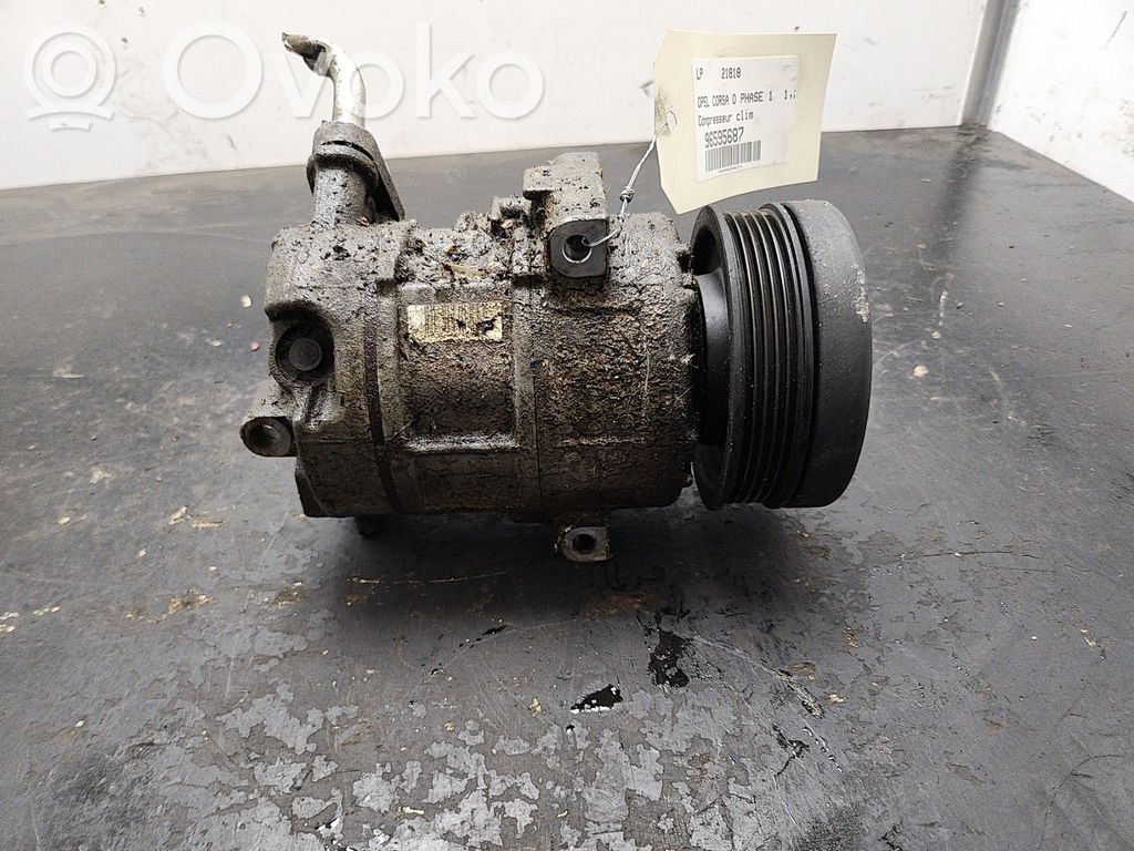 Opel Corsa D Air conditioning (A/C) compressor (pump) 