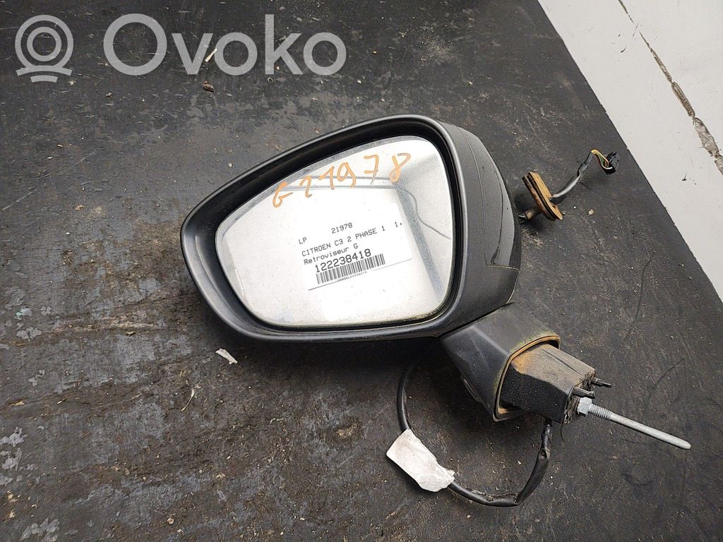Citroen C3 Espejo lateral manual 