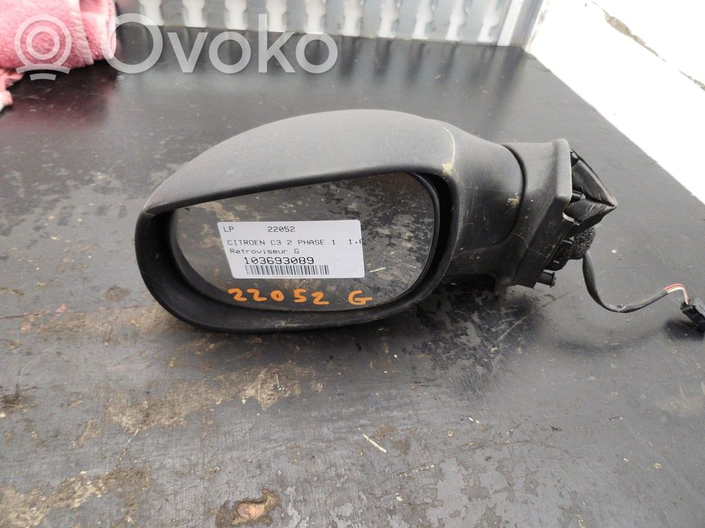 Citroen C3 Manualne lusterko boczne drzwi przednich 