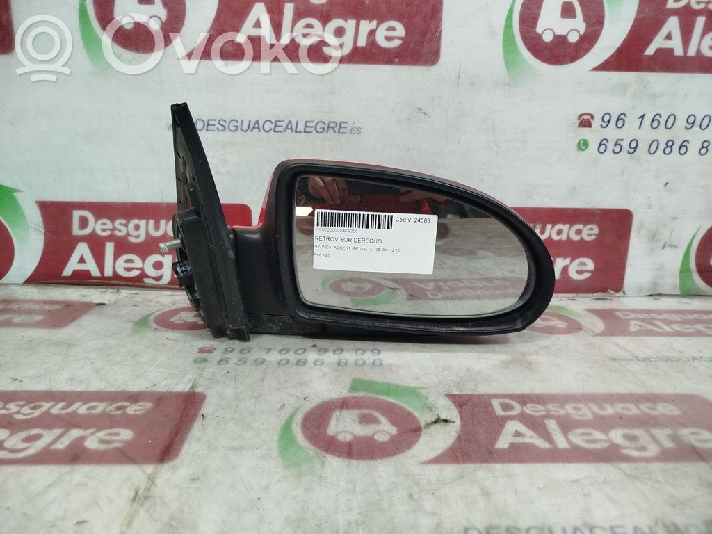 Hyundai Accent Specchietto retrovisore elettrico portiera anteriore 