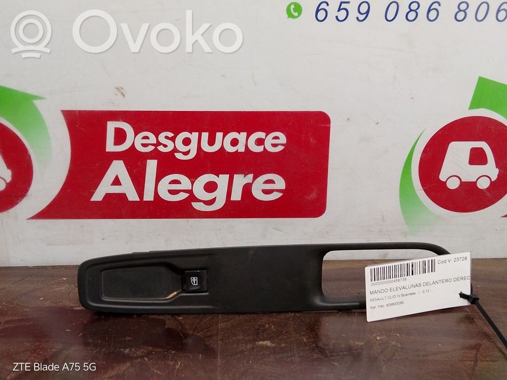 Renault Clio IV Interrupteur commade lève-vitre