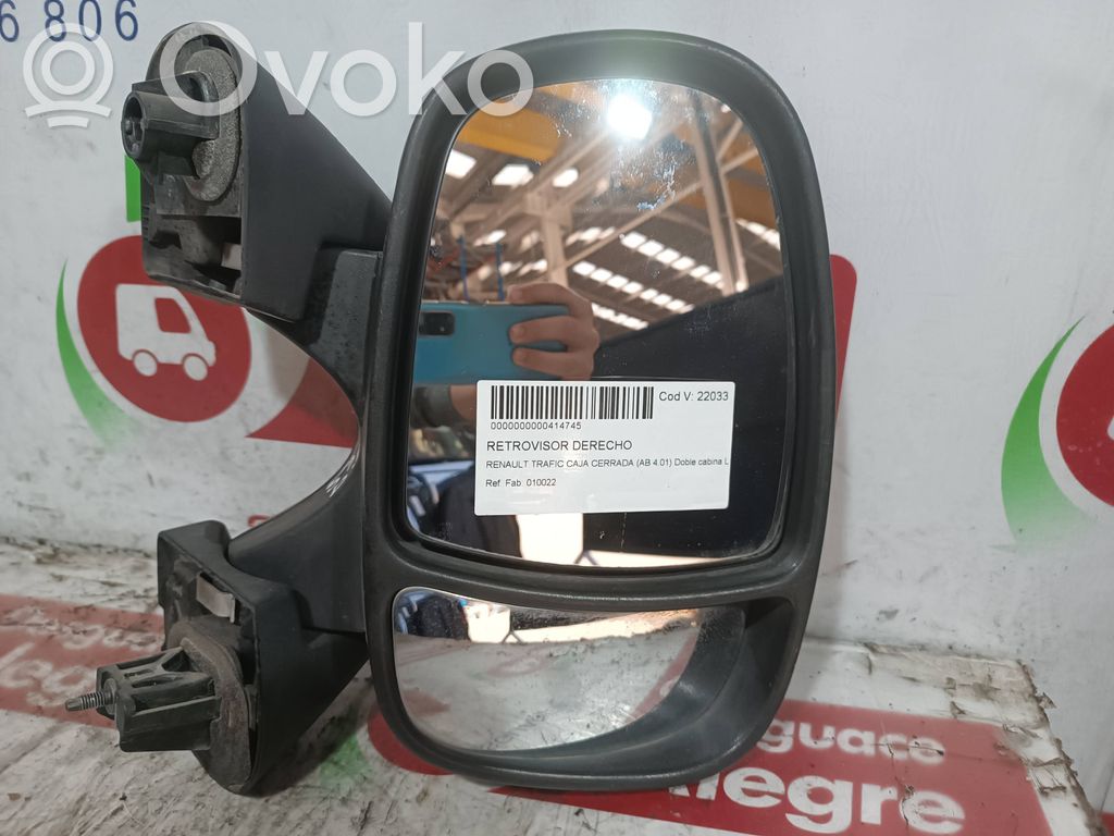 Renault Trafic II (X83) Rétroviseur électrique de porte avant