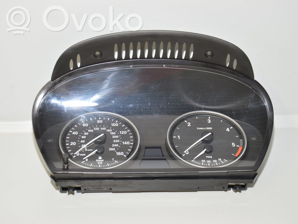 BMW 5 E60 E61 Compteur de vitesse tableau de bord 