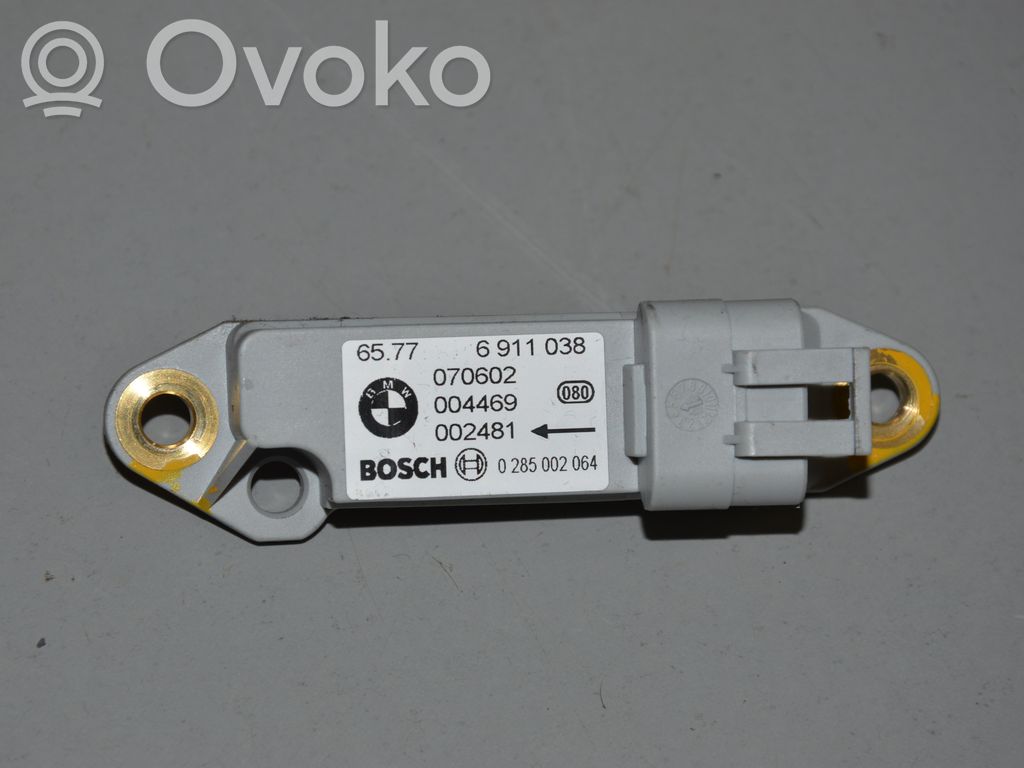 Airbag deployment crash/impact sensor   6911038