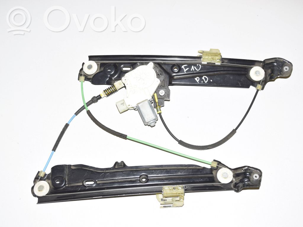 BMW 5 F10 F11 Elektryczny podnośnik szyby drzwi przednich 